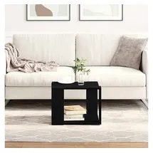 vidaXL Couchtisch Schwarz Eiche 40 x 40 x 30 cm