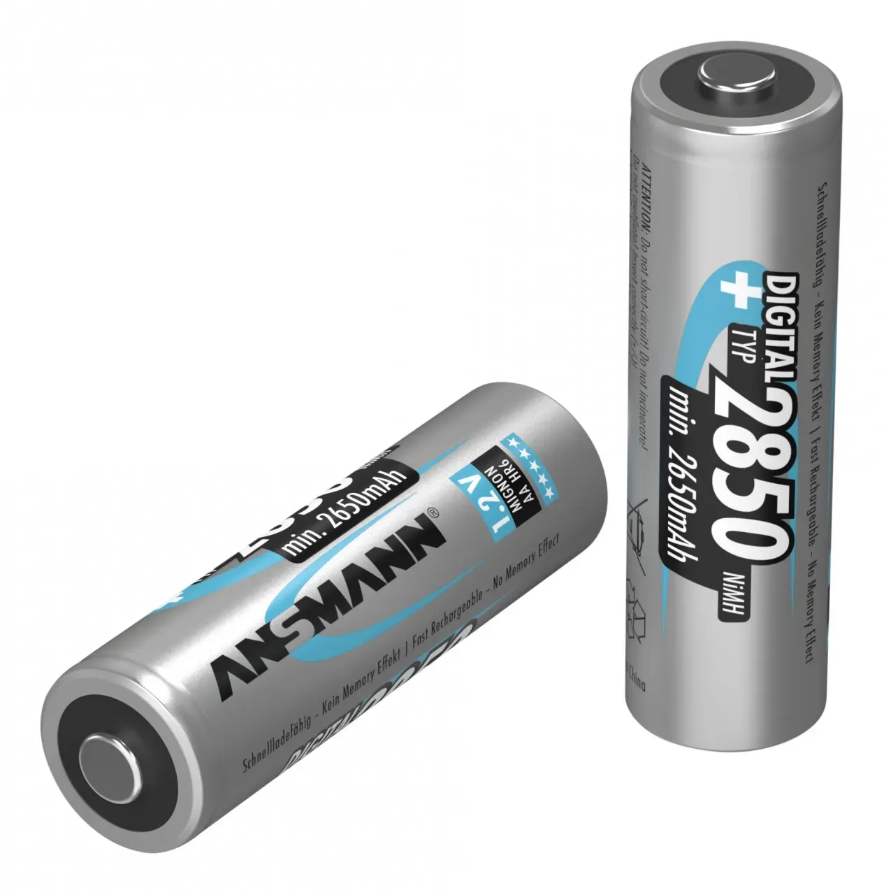 Ansmann NiMH-Akku Typ 2850 Mignon 2650mAh Digital