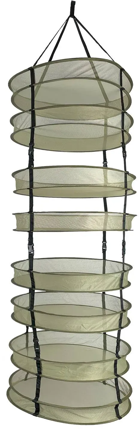 Caluma Trockennetz Ø 60 cm, 8 Etagen mit Clipper Faltbar