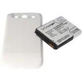 AccuCell Akku Galaxy S III, GT-I9300, Deckel marble-w, Smartphone Akku