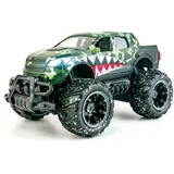 NINCO - Funkgesteuertes Monster Truck Fernbedienung Mit Lichtern 2.4GHz schwarz Maße: 30cm x 19cm x 16cm grün (NH93120)