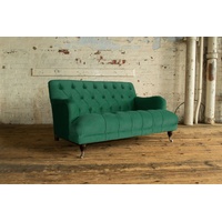 JVmoebel Chesterfield-Sofa, Chesterfield Zweisitzer Polstermöbel luxus Design grün