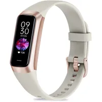 Zeacool Fitness Tracker Smartwatch Herren Damen, IP68 Wasserdicht Fitnessuhr, Aktivitätstracker mit 24h Herzfrequenz, Schlaf, Blutdruck Monitor Schrittzähler Uhr Sportuhr für iOS Android (Beige)