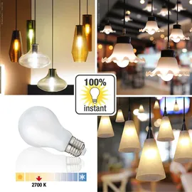 Hellum LED Filament, A60 7W E27 matt 806lm