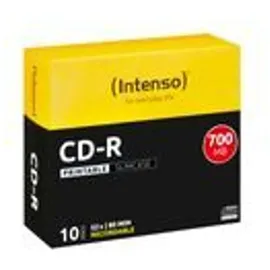 Intenso CD-R 700MB 52x bedruckbar 10er Jewelcase