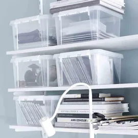 orthex Clipbox 28,5 x 28 x 18 cm 8-tlg. transparent
