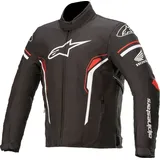 Alpinestars T-SP-1 Wasserdichte Motorrad Textiljacke, schwarz-weiss-rot, Größe XL