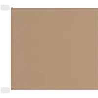 VidaXL Senkrechtmarkise Taupe 180x1200 cm Oxford-Gewebe