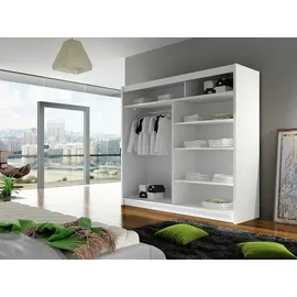 Mirjan24 Schiebetürenschrank London I 180 x 215 x 58 cm Beige