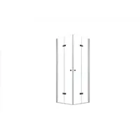 Glaszentrum Hagen Hera Eck-Duschkabine links 90 x 180 cm transparent/weiß D648360641500