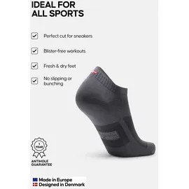 Danish Endurance Laufsocken 3 Paar Weiß 35-38