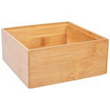 Zeller 13330 Ordnungsbox 15 x 15 x 6.5 cm, Bamboo, Sonstige