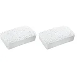 WENKO Nachfüllpack für Feuchtigkeitskiller 1kg, Granulatblock für Raumentfeuchter, fasst bis zu 1,4 l Feuchtigkeit, laborgeprüft, reduziert Schimmel & Gerüche, Weiß (Packung mit 2)