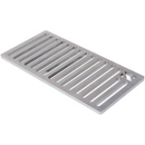 WELL GRILL 16 x 28 cm Feuerrost Ofenrost Kaminrost Gussroste Ascherost für viele Kamine und Ofen, 0.85cm Dicke, Massivem Stahl, Nicht leicht verformbar