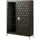 MASSIVMOEBEL24.DE Highboard 120 x 165 x 40 cm grau geölt