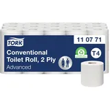 TORK Toilettenpapier T4 Advanced 2-lagig Recyclingpapier, 30 Rollen