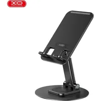 XO Handyhalterung in Schwarz universeller & tragbarer Smartphone-Ständer