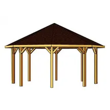 SKANHOLZ Nice 3 Ø 5,57 m naturbelassen