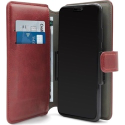 Puro universal wallet – 360 universal swivel case with card slots, size XL (red) (Universal), Smartphone Hülle, Rot
