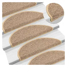 vidaXL Stufenmatte 56 x 17 cm Sand