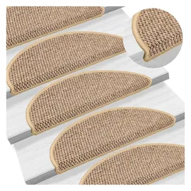 vidaXL Stufenmatte 56 x 17 cm Sand