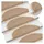 vidaXL Stufenmatte 56 x 17 cm Sand