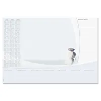 Sigel H6370 Papier-Schreibtischunterlage DIN A2, Kalender 2026 - 2028 und Wochenplan, 30 Blatt, Schreibunterlage, Schreibunterlage aus nachhaltigem Papier