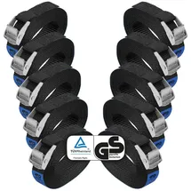 BB Sport Spanngurte 10er Pack 2,5 cm x 2,5 m