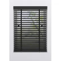 MY HOME Jalousie Bambus (B x H: 150 x 175 cm, schwarz Holz)