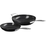 Le Creuset Essential Pfannenset 2tlg, Pfanne + Kochtopf, Schwarz