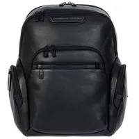 Porsche Design Roadster Business-Rucksack Leder 38 cm Laptopfach schwarz