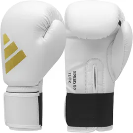 adidas Boxhandschuhe Speed 50, Erwachsene, Boxing Gloves 14 oz, Punchinghandschuhe komfortabel und langlebig, weiß