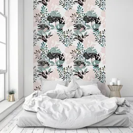 Queence Vinyltapete Linnea 90 cm x 300 cm 90 g bunt 34193