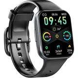 JUNG UAUE Smartwatch Damen & Herren Fitnessuhr, mit Bluetooth Smartwatch (4,29 cm/1,69 Zoll) 7 Tage Akku, 100+ Trainingsmodi, mit Android / iOS