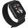 Garett Kids Tech 4G BT 39 mm Kunststoffgehäuse Schwarz Klettverschluss Schwarz S