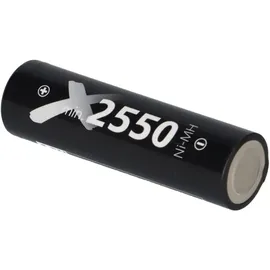 XCell 4x XCell Mignon Akku AA LSD Plus Ni-MH 1,2V 2550 mAh low self-discharge + Akkubox