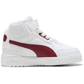 Puma Shuffle Downtown Mid AC+ PS Weiß/Rot/Gold 35
