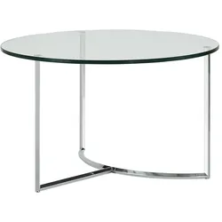 Couchtisch  Moon , transparent/klar , Maße (cm): H: 42  Ø: 70