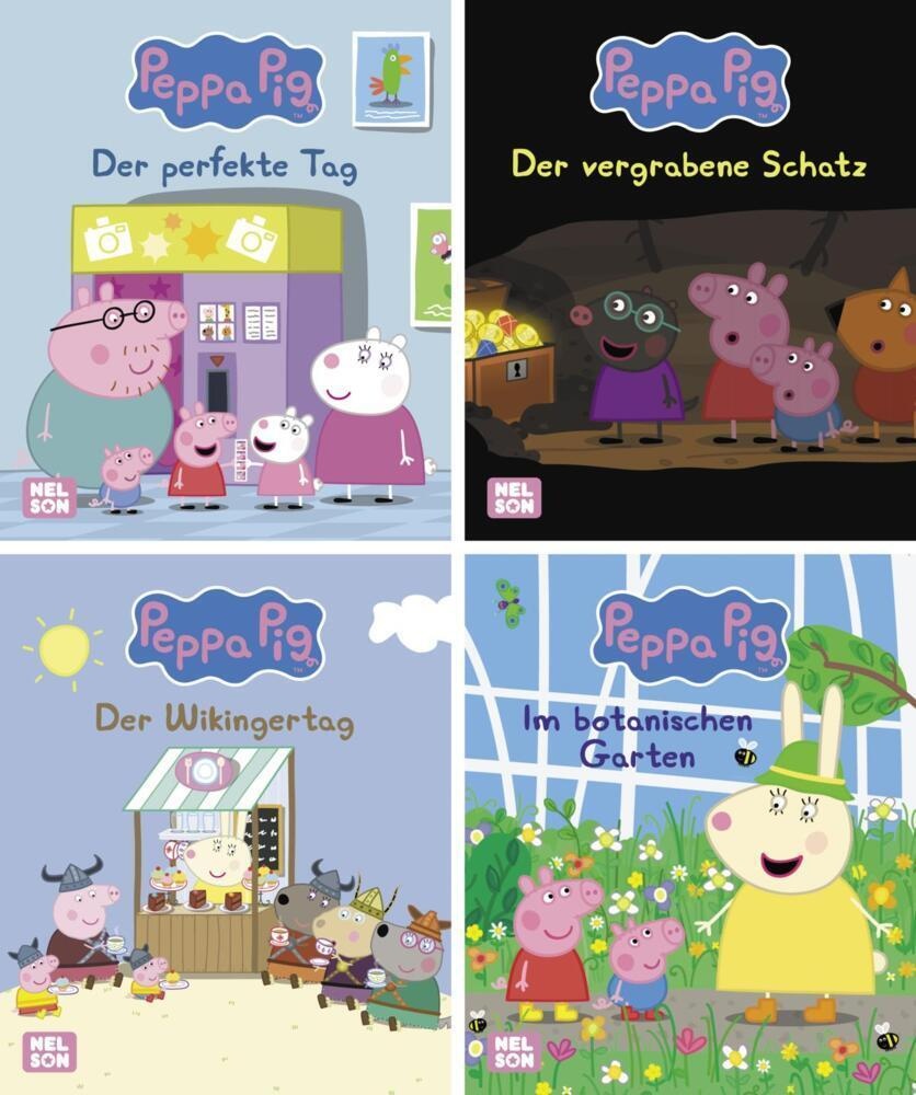 Nelson Mini-Bücher / Nelson Mini-Bücher: Peppa Pig 21-24 - Steffi Korda  Box