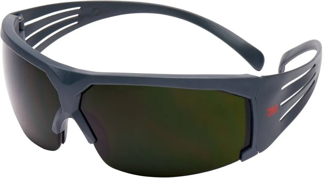 3M SecureFit 600 Schutzbrille, graue Bügel, Antikratz-Beschichtung, Schweißglas Schutzstufe 5.0, SF650AS-EU