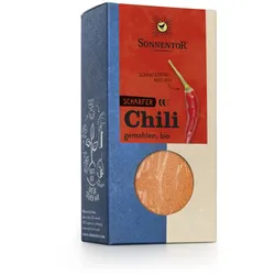 Chili gemahlen bio 40 g – Süß-scharfes Bio-Gewürz für feurige Speisen