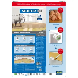 Selit SelitFlex 10 mm THERMO Dämmunterlage Faltplatte 10 mm stark