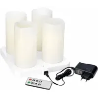 Duni LED Stumpenkerze 220 x 75 mm 1 Stück weiß