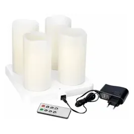 Duni LED Stumpenkerze 220 x 75 mm 1 Stück weiß