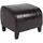 MCW Hocker Aversa Kunstleder 45 x 37 x 47 cm Braun