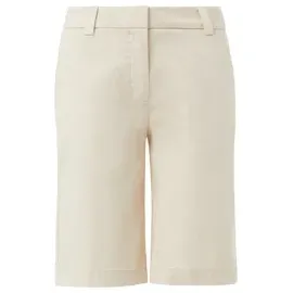 Comma, Comma Cargobermudas Sommerhose mit Stretch, beige