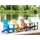 Beliani Gartenstuhl 75 x 88 x 75 cm rot