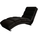 Mirjan24 Relaxliege, Schwarz Hochglanz, Holz, Rechteckig, 62x84x180 cm, Wohnzimmer, Sessel, Relaxliegen