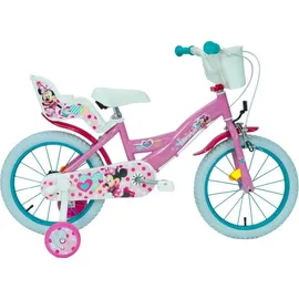 HUFFY 16 Zoll Mädchen Fahrrad Mädchenfahrrad Rad Bike MINNIE MOUSE Hufy21891 - Weiß