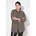 Hearts-Print Beige/Orange/Schwarz 5XL-6XL